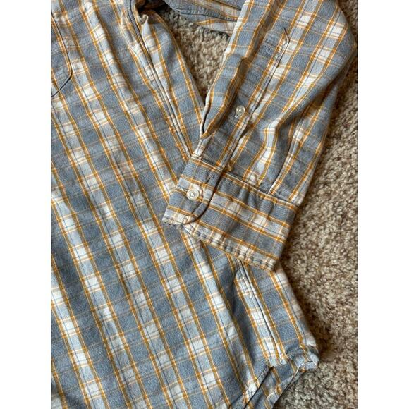J. CREW JASPE SLIM buttoned shirt, Size Large. Flannel print cotton shirt - Picture 12 of 13